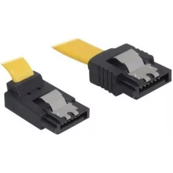 SATA kabelis DeLOCK 82812 0,7 m SATA 7-pin geltonas