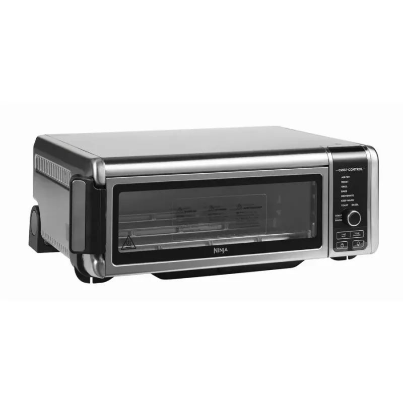 Ninja SP101 Vienvietis 10 L Laisvai pastatomas 2400 W Karšto oro gruzdintuvas Juodas, Nerūdijantis plienas