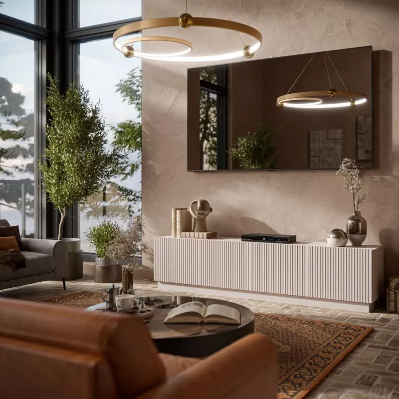 Cama LIVERTI TV spintelė 200x42x48 kaspinė