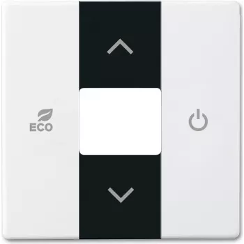 Busch-Jaeger 2CKA006220A0076 Dengiamoji plokštelė jutiklio laikikliui ir lizdui juoda - balta (2CKA006220A0076)