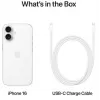 Mobilus telefonas iPhone 16 / 128 GB balta MYE93 APPLE