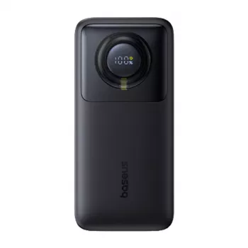 Powerbank Baseus Free2Pull 20000mAh 65W su laidu (juoda)