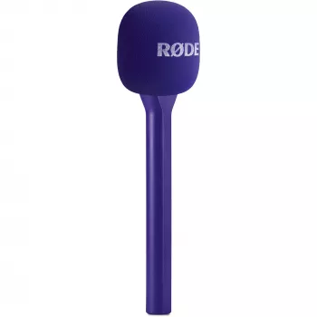 Mikrofono gaubtas (violetinis) Rode Interview GO lavalier rinkiniui – aksesuarinis pop filtras / vėjo apsauga