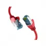 EFB-Elektronik RJ45 jungiamasis kabelis Cat.7 raudonas 0,25 m S/FTP PIMF tinklo kabelis LAN DSL