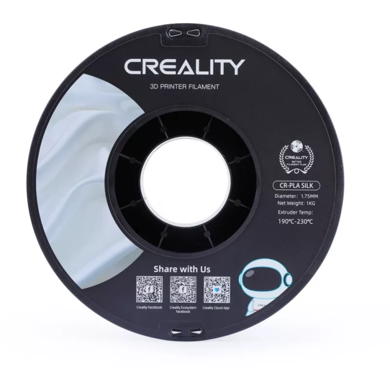 3D spausdinimo medžiaga Creality 3D 3301120006 Šilkinė mėlyna 1 kg 1.75 mm