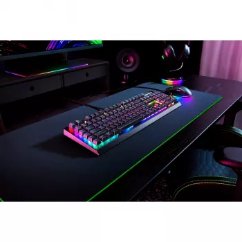 Razer BlackWidow V4 X žaidimų klaviatūra USB QWERTZ vokiška juoda