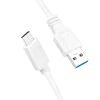 USB kabelis LogiLink CU0174 USB 3.2 Gen 1 1 m USB A – USB C baltas