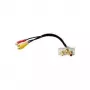 Kindermann 7444000530 modulinė priekinė plokštė su Snap-In tvirtinimu, 3x RCA