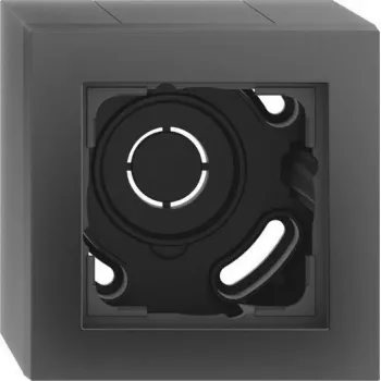 Gira AP-Enclosure 1f rėmelis juodas m 106109 (106109)