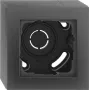 Gira AP-Enclosure 1f rėmelis juodas m 106109 (106109)