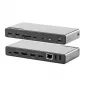 ALOGIC DV4 - doko stotelė - nešiojamam kompiuteriui - USB-C / USB-A - 3 x HDMI, DP - 1GbE (DUCDV4)