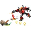 LEGO konstruktorius Sonic the Hedgehog 77005 Knuckles vs Dr Eggman Egg Crusher Mech, 350 dalių, nuo 8 metų