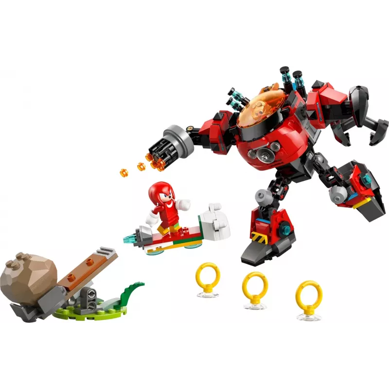LEGO konstruktorius Sonic the Hedgehog 77005 Knuckles vs Dr Eggman Egg Crusher Mech, 350 dalių, nuo 8 metų