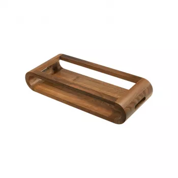 Padėklas artelegno VASD riešutmedis 37 cm dvipusis