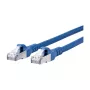 METZ CONNECT jungiamasis kabelis S/FTP Cat.6A mėlynas 1,0 m