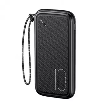 Nešiojamas powerbankas USAMS PB56 10000mAh 2xUSB / USB-C / MicroUSB greitas įkrovimas