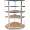 Garden tool storage rack top e shop Rack GC9030 — cinkuotas plienas ir MDF, 900x300x1800 mm, laisvai pastatomas arba tvirtinamas prie sienos, 875 kg talpa