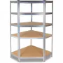 Garden tool storage rack top e shop Rack GC9030 — cinkuotas plienas ir MDF, 900x300x1800 mm, laisvai pastatomas arba tvirtinamas prie sienos, 875 kg talpa