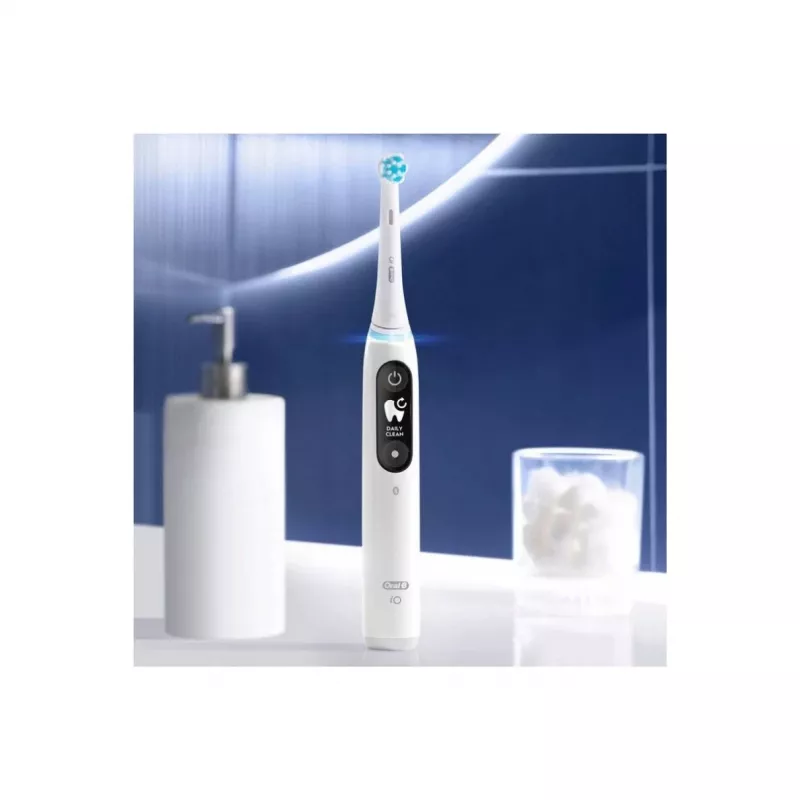 Braun Oral-B iO6 serijos elektrinis dantų šepetėlis baltas