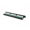 Patch panel LANBERG PPU5-1048-B 1U, 48 prievadų Cat5e, juodas, 445×102×44.5 mm