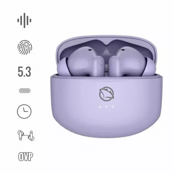 Belaidės ausinės Manta MTWS008P Rytmo Violetinė