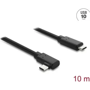 DELOCK aktyvus optinis USB Type-C laidas 10 Gbps, kampuoti kištukai, 10 m (87242)