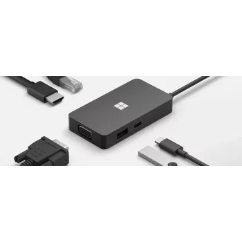 Dokavimo stotelė Microsoft 1E4-00002 Juoda