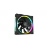 DeepCool FL12R 120mm ARGB korpuso ventiliatoriai 3 vnt. rinkinys juodi