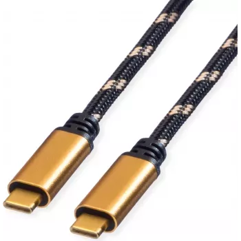 ROLINE GOLD USB4 Gen3x2 40Gbit/s Laidas C-C ST/ST 100W 2m