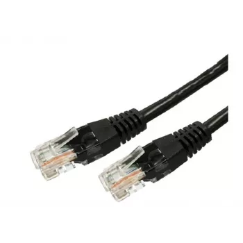 Laidas Patchcord kat.6A RJ45 UTP 1m juodas
