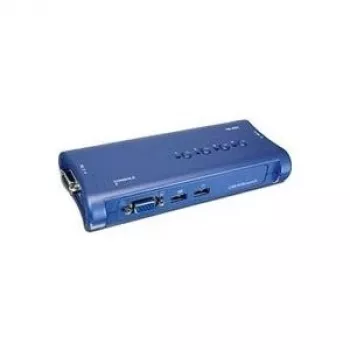 TRENDnet TK-407K KVM jungiklis - USB - 4 KVM prievadai - 1 vietinis vartotojas - stalinis