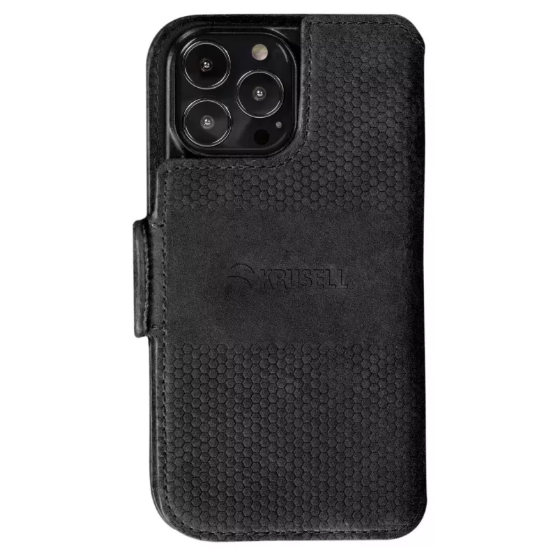 Dėklas-piniginė Krusell 62396 iPhone 13 Pro Max 17 cm juoda