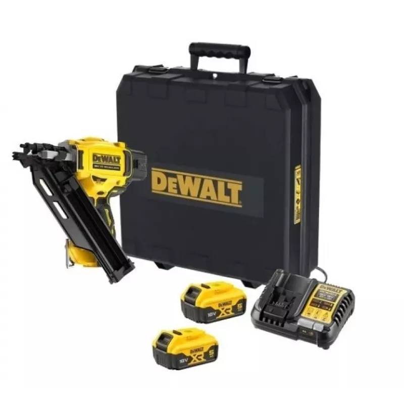 Vinių pistoletas DeWalt DCN930P2-QW belaidis bešepetėlis, 30° kampu