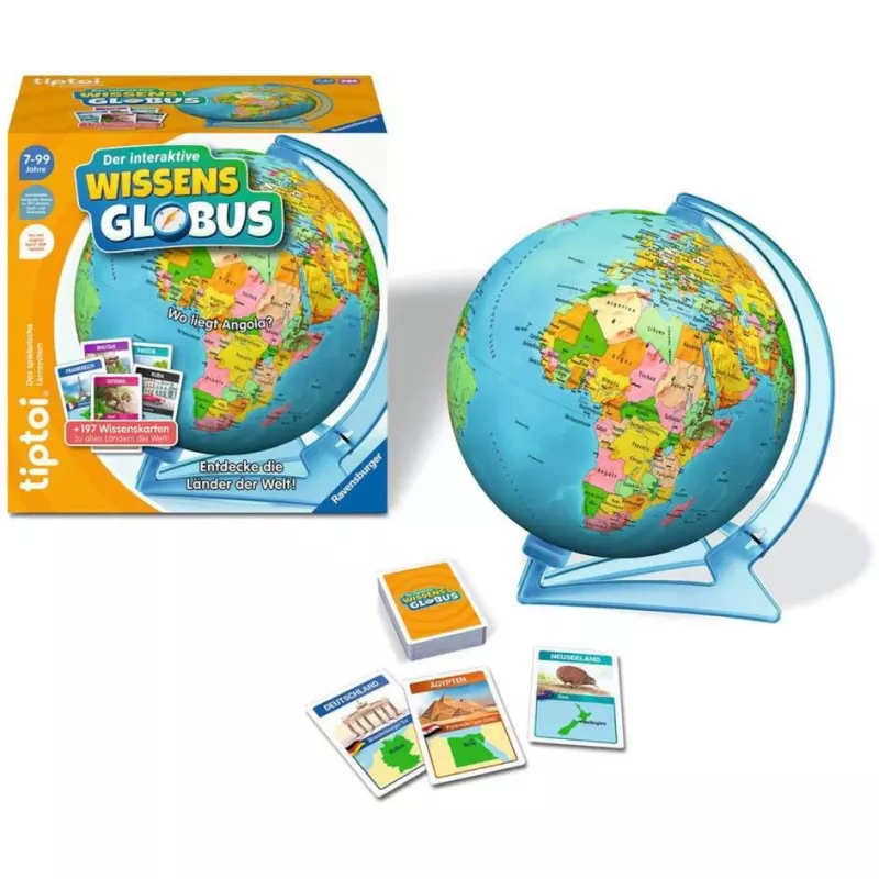 Ravensburger tiptoi interaktyvus žinių gaublys