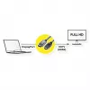 Kabelis ROLINE 11445780 1 m DisplayPort į HDMI juodas