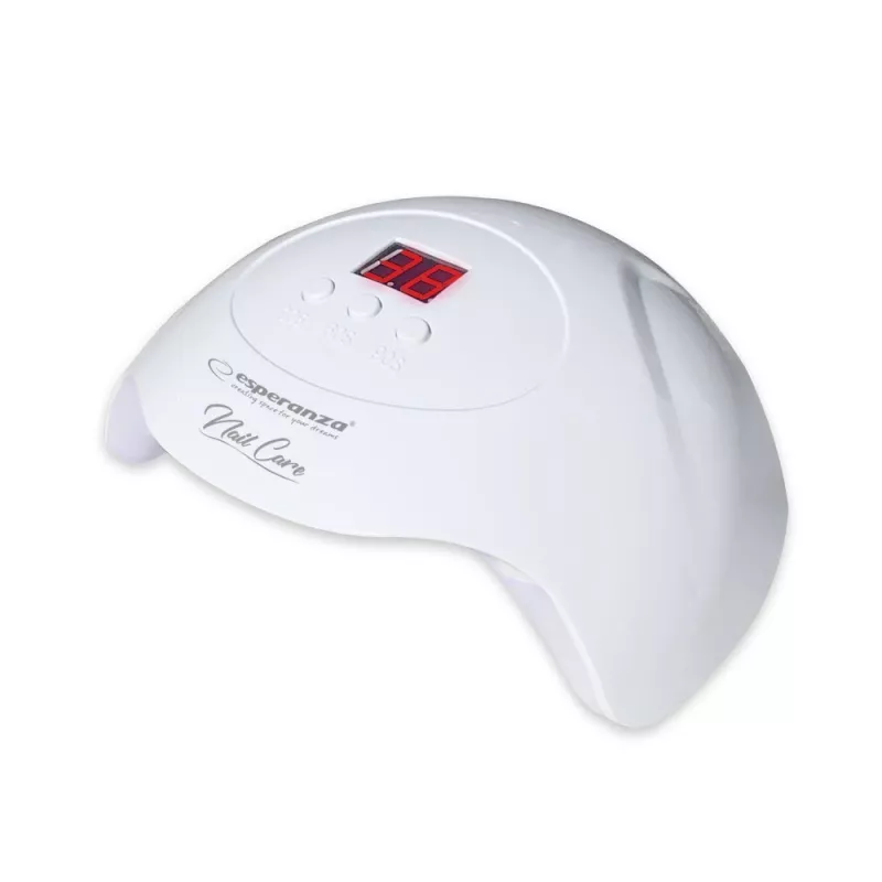 Nagų džiovintuvas ESPERANZA EBN010 36W UV+LED, 15 lempų, baltas, įmontuotas ekranas, judesio jutiklis