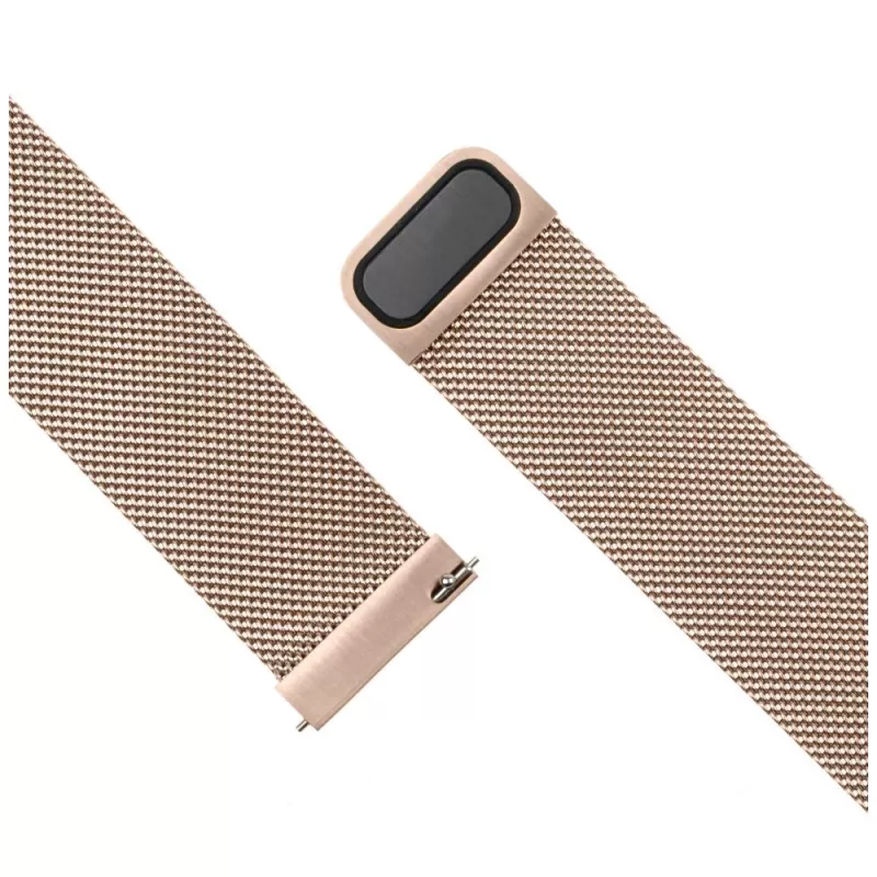 Laikrodžio apyrankė FIXED Mesh Strap Fixed 18 mm Nerūdijančio plieno Auksinė Greitas atsegimas