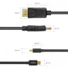 Laidas miniDisplayPort / DisplayPort M/M 2m Y-C611BK