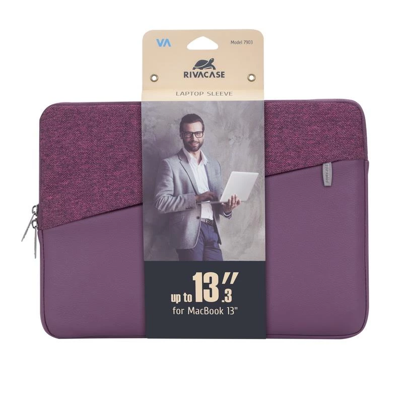 Dėklas nešiojamam kompiuteriui NB Sleeve Egmont 13.3/7903 Raudonas Rivacase