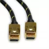 ROLINE 11.04.5921 DisplayPort kabelis 2 m juodas - auksinis (11.04.5921)