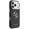 GUESS Hardcase 4G | Užpakalinis dangtelis | iPhone 17 Pro Max | Apple | Ekologinė oda/PC/Plastikas/TPU | Juoda