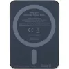 Ferrari Powerbank FEPB5MNCAK 15W 5000mAh Juoda/juoda Metalinis Logotipas MagSafe