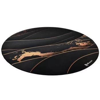 Arozzi Zona Round Floor Pad apsauginis kilimėlis grindims – juodas/auksinis, apvalus