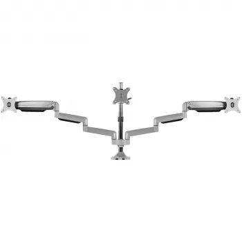 ICY BOX IB-MS505-TI 81,3 cm (32 colio) stovas trims monitoriams, juodas, sidabrinis