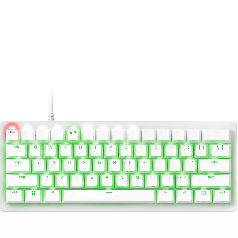Razer Huntsman V3 Pro Mini - Baltas - Vokiškas išdėstymas P - Klaviatūra - optinė (RZ03-04992000-R3G1)