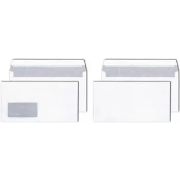 Vokas MAILmedia 125 x 235 mm baltas, be langelio, 80 g/m²