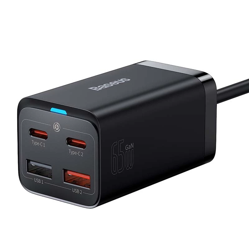 Įkroviklis Baseus GaN3 Pro Mobilus Telefonas Planšetė Juodas AC Vidinis 15V 3A