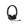 PORT CONNECT | Stereo USB ausinės PRO ON'R 300 | Laidinės | Ant ausų | Triukšmo slopinimas | Juodos