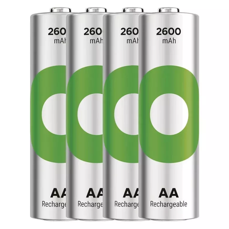 Baterijos R6/AA NI-MH 2600 mAh lizdinėje pakuotėje 4 vnt.