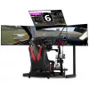 Next Level Racing Elite Quad Monitor Stovas Juodas Leidimas NLR-E037 - monitorių laikiklis